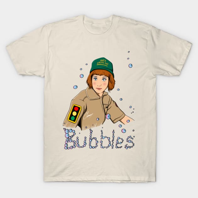 Bubbles T-Shirt by podfish